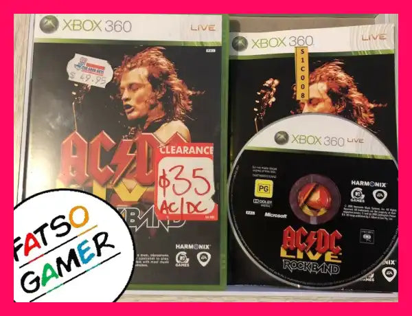 ac/dc live rockband xbox 360 - FatsoGamer