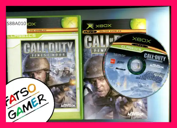 Call of Duty Finest Hour Xbox - FatsoGamer