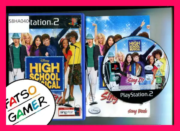 Disney High School Musical Sing It PS2 - FatsoGamer