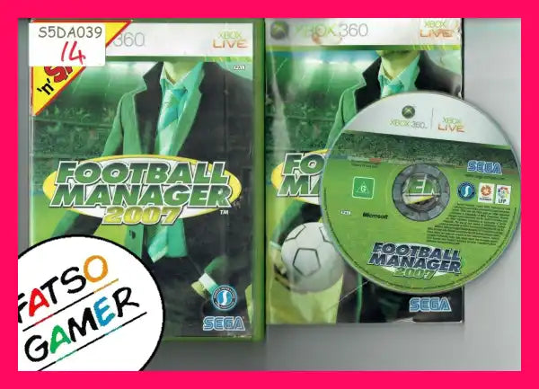 Football Manager 2007 Xbox 360 S5DA039 - FatsoGamer