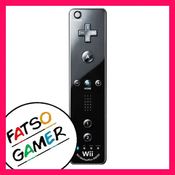 Genuine Nintendo Wii Wiimote Remote with Motion Plus - FatsoGamer