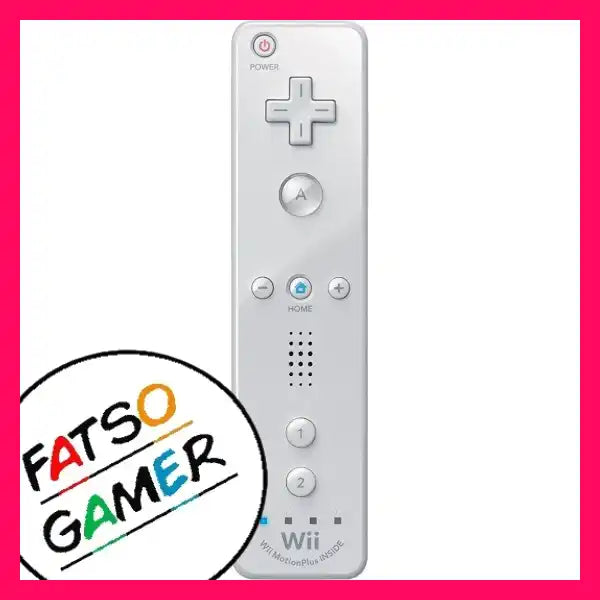 Genuine Nintendo Wii Wiimote Remote with Motion Plus - FatsoGamer