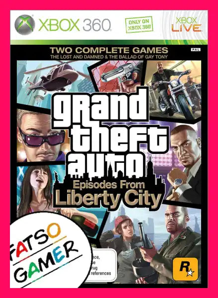 Grand Theft Auto Iv & Episodes From Liberty City Xbox 360 Video Games