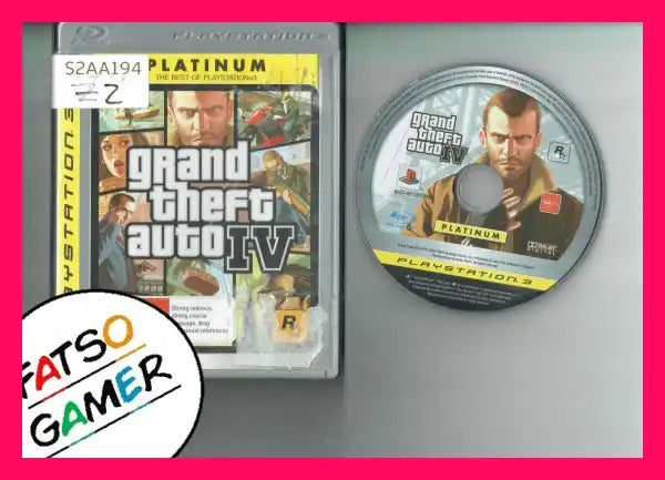 Grand Theft Auto IV PS3 - FatsoGamer