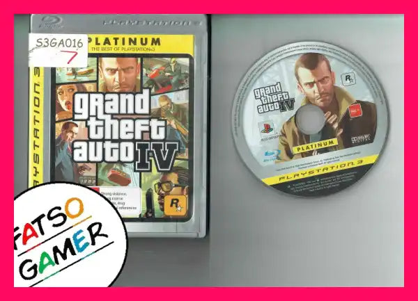 Grand Theft Auto IV PS3 - FatsoGamer