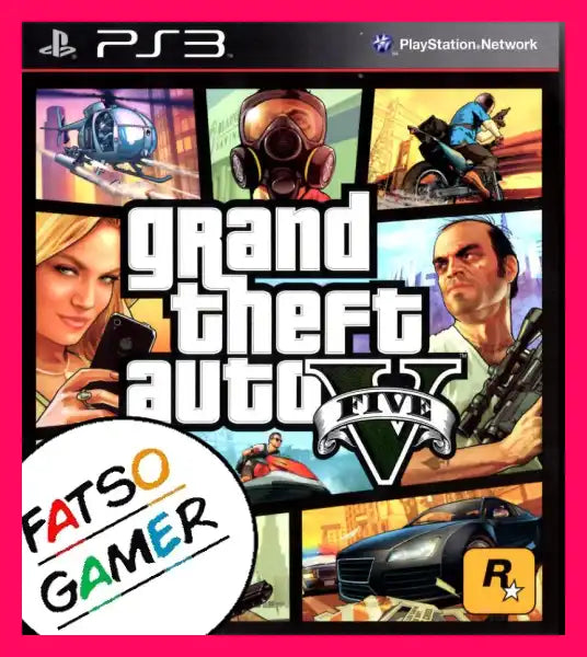 Grand Theft Auto V PS3 - Game with Case and Booklet & MAP - Video Games