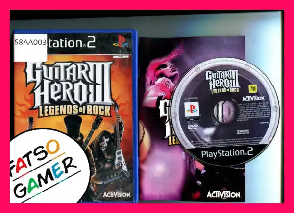Guitar Hero III Legends of Rock PS2 - FatsoGamer