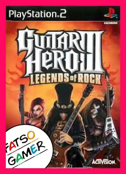 Guitar Hero III Legends of Rock PS2 - Video Games