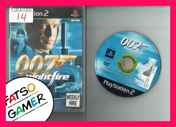 James Bond 007 Nightfire PS2 S1BA086 - FatsoGamer