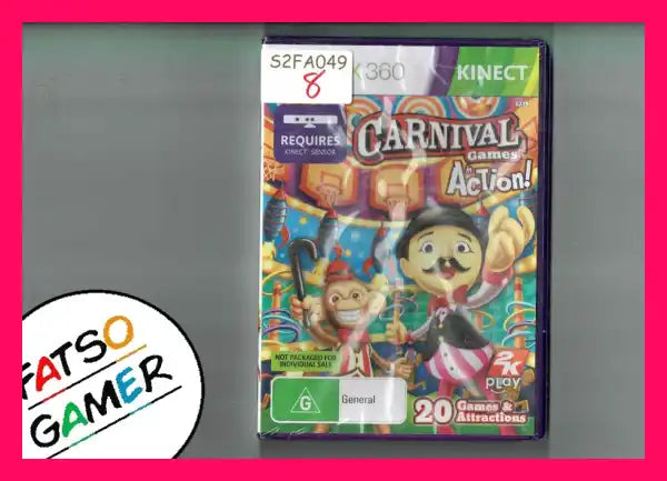 Kinect Carnival Action Games Xbox 360 SEALED S2FA049 - FatsoGamer