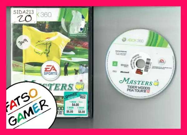 Masters Tiger Woods PGA Tour 12 Xbox 360 S1DA213 - FatsoGamer
