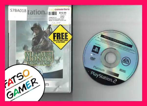 Medal of Honour Frontline PS2 - FatsoGamer