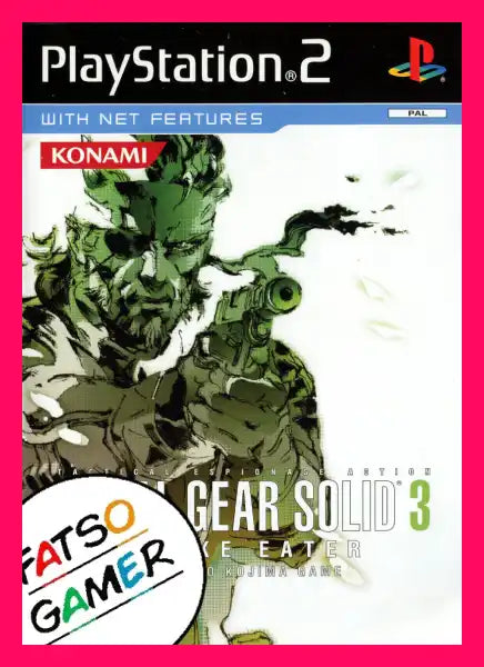 Metal Gear Solid 3 Snake Eater PS2 - Video Games