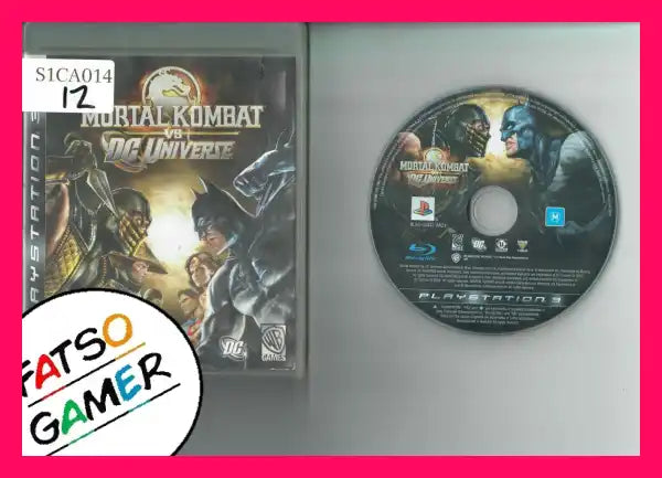 Mortal Kombat vs Dc Universe PS3 S1CA014 - FatsoGamer
