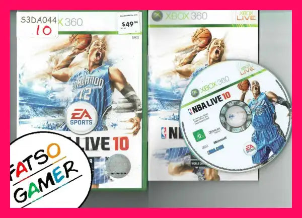 NBA LIVE 10 Xbox 360 S3DA044 - FatsoGamer