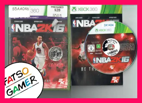 NBA2k16 Xbox 360 S5AA046 - FatsoGamer