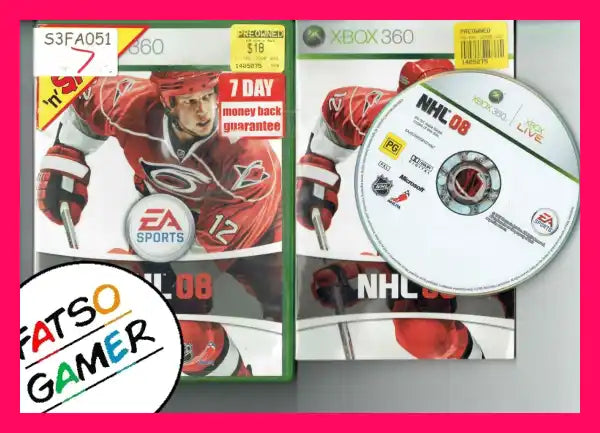 NHL 08 Xbox 360 S3FA051 - FatsoGamer