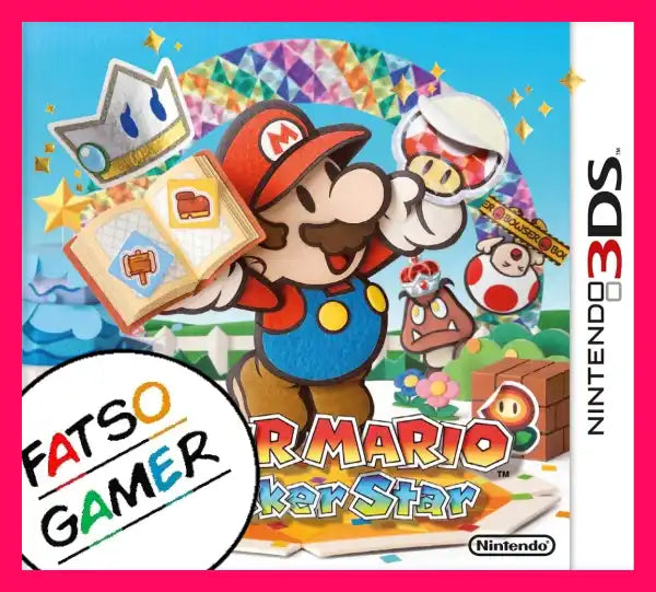 Paper Mario Sticker Star 3Ds Video Games