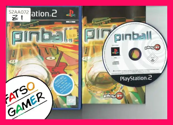 Pinball PS2 S2AA072 - FatsoGamer