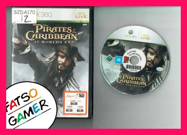 Pirates of the Caribbean At Worlds End Xbox 360 S2DA170 - FatsoGamer