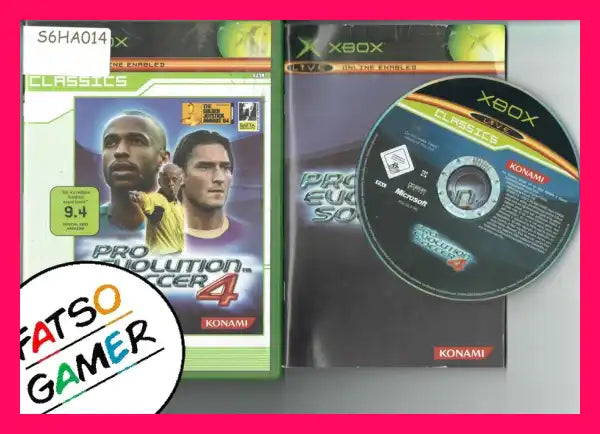 Pro Evolution Soccer 4 Xbox S6HA014 - FatsoGamer