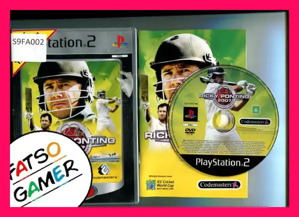 Ricking Ponting International Cricket 2007 PS2 - FatsoGamer
