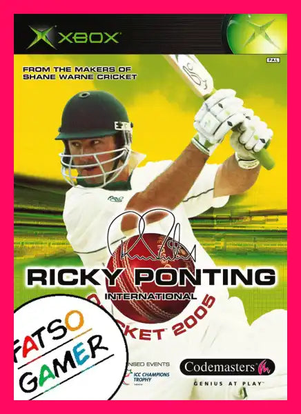 Ricky Ponting Cricket 2005 Xbox Video Games