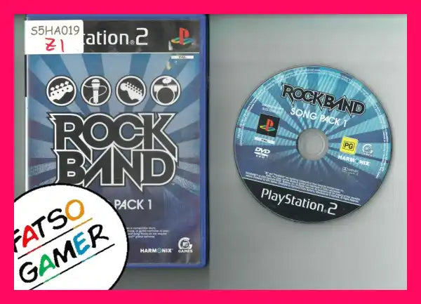 Rock Band Song Pack 1 PS2 S5HA019 - FatsoGamer