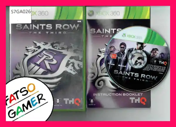 Saints Row The Third Xbox 360 - FatsoGamer