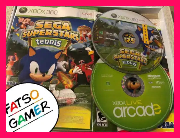 Sega Superstar Tennis and Xbox Live Arcade Xbox 360 - FatsoGamer