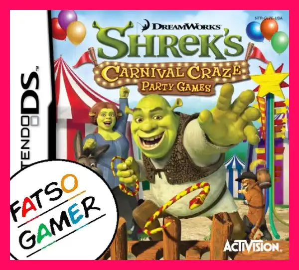 Shreks Carnival Craze Party Games Ds Video