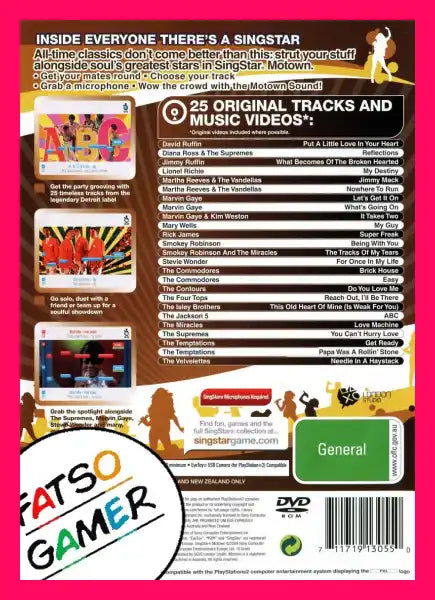Singstar Motown PS2 - Video Games