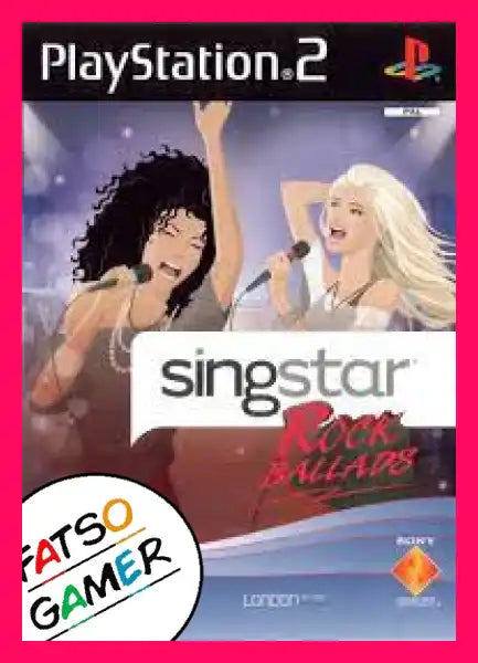 Singstar Rock Ballads PS2 - Game with Case and Booklet - Video Games