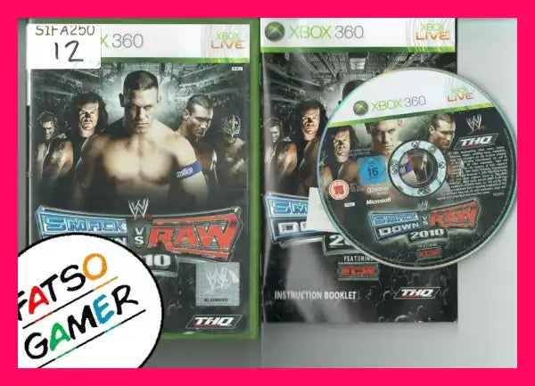Smack Down Vs Raw 2010 Xbox 360 - FatsoGamer