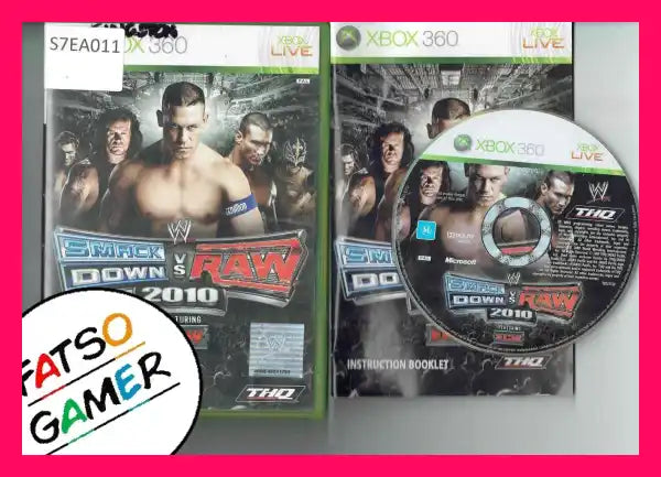 Smackdown Vs Raw 2010 Xbox 360 S3EA013 - FatsoGamer