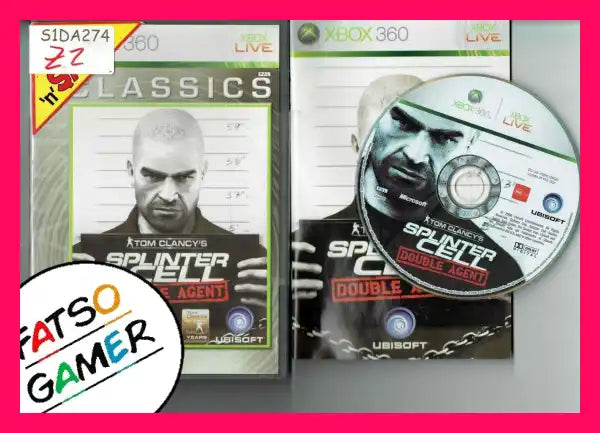 Splinter Cell Double Agent Xbox 360 - FatsoGamer