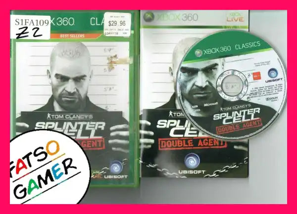 Splinter Cell Double Agent Xbox 360 - FatsoGamer