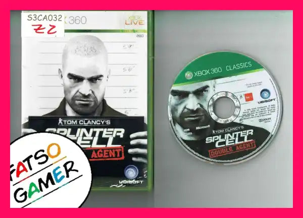 Splinter Cell Double Agent Xbox 360 - FatsoGamer