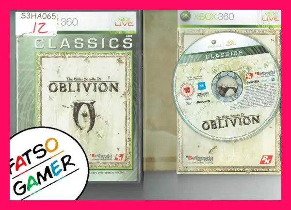 The Elder Scrolls Oblivion Xbox 360 - FatsoGamer