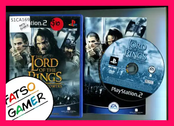 The Lord of Rings The Two Towers PS2 - FatsoGamer