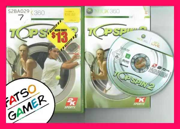 Top Spin 2 Xbox 360 S2BA029 - FatsoGamer