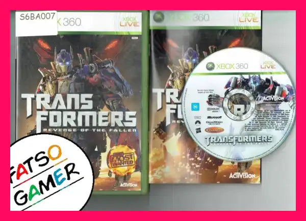 Transformers Revenge of the Fallen Xbox 360 - FatsoGamer