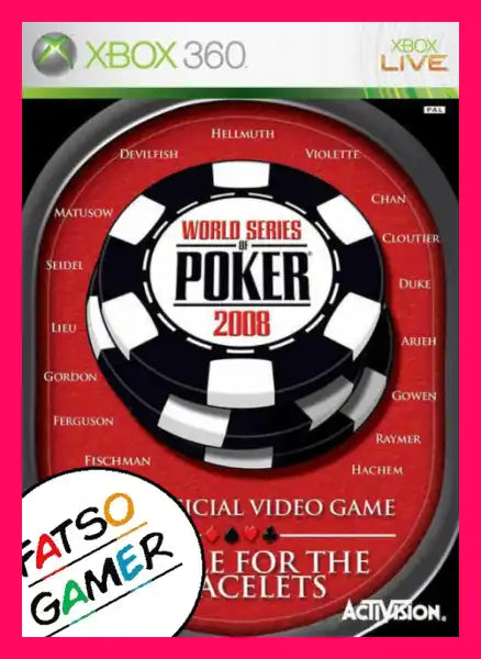 World Series Of Poker 2008 Xbox 360 Video Games