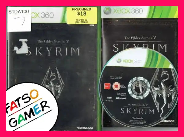 Elder Scrolls Skyrim Xbox 360 - FatsoGamer