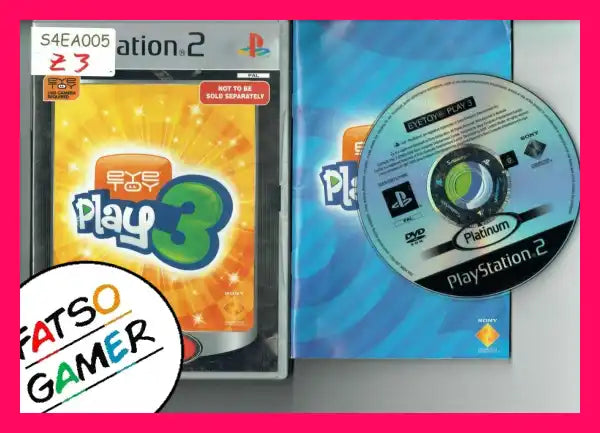 Eye Toy Play 3 PS2 - FatsoGamer