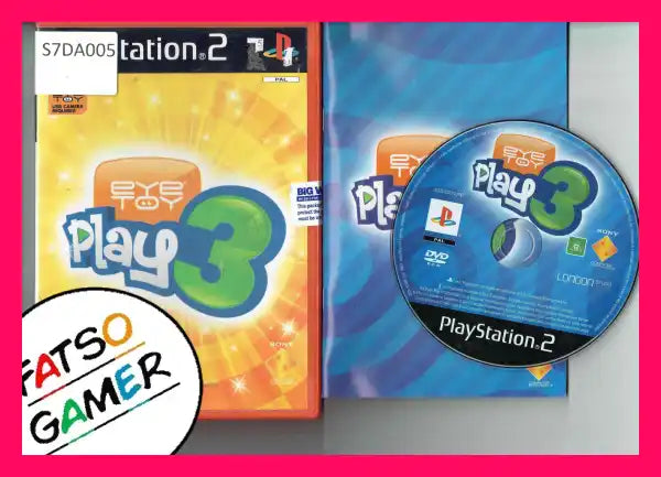 Eye Toy Play 3 PS2 - FatsoGamer
