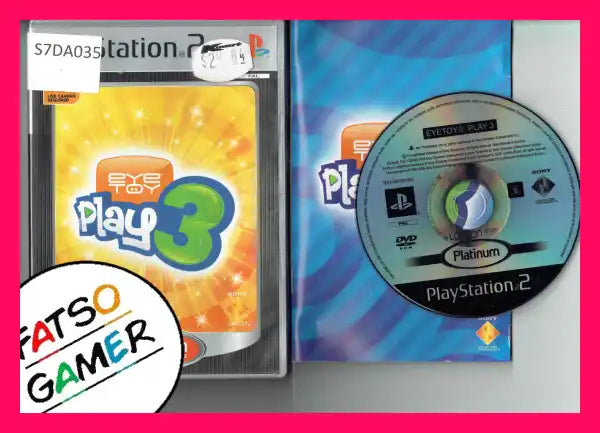 Eye Toy Play 3 PS2 - FatsoGamer