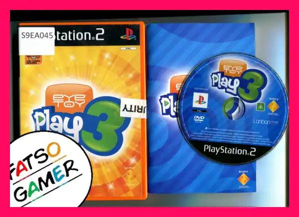 Eye Toy Play 3 PS2 - FatsoGamer