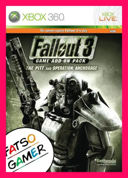 Fallout 3 Addon Pack The Pitt And Operation Anchorage Xbox 360 Video Games