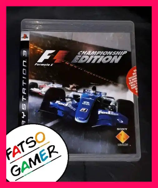 Formula One Championship Edition Ps3 Video Games